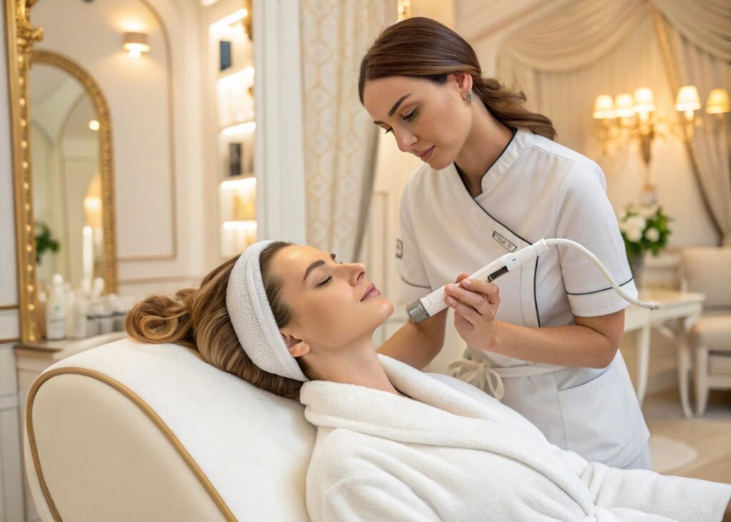 Skin Tightening in Beauty Salon