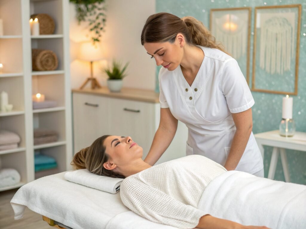 cleansing the lymphatic system In beauty Salon